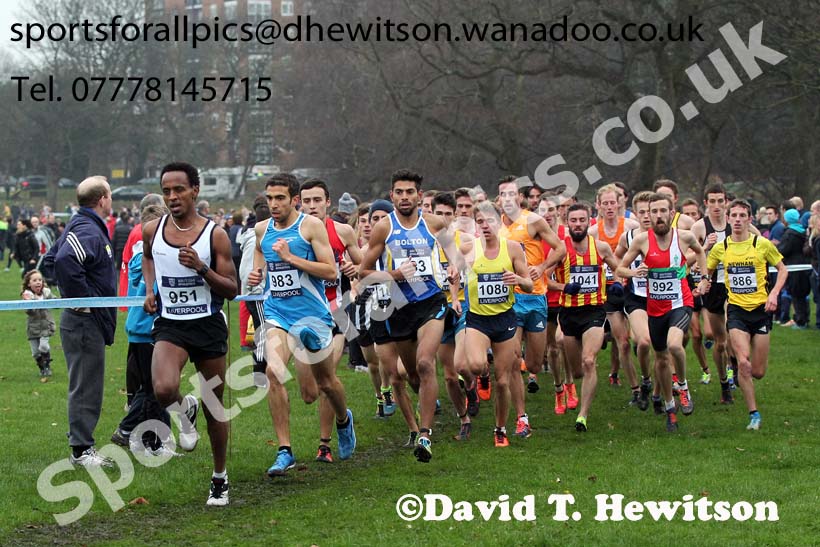 Senior men's European Cross Country Trials, Sefton Park, Liverpool. Photo: David T. Hewitson/Sports for All Pics